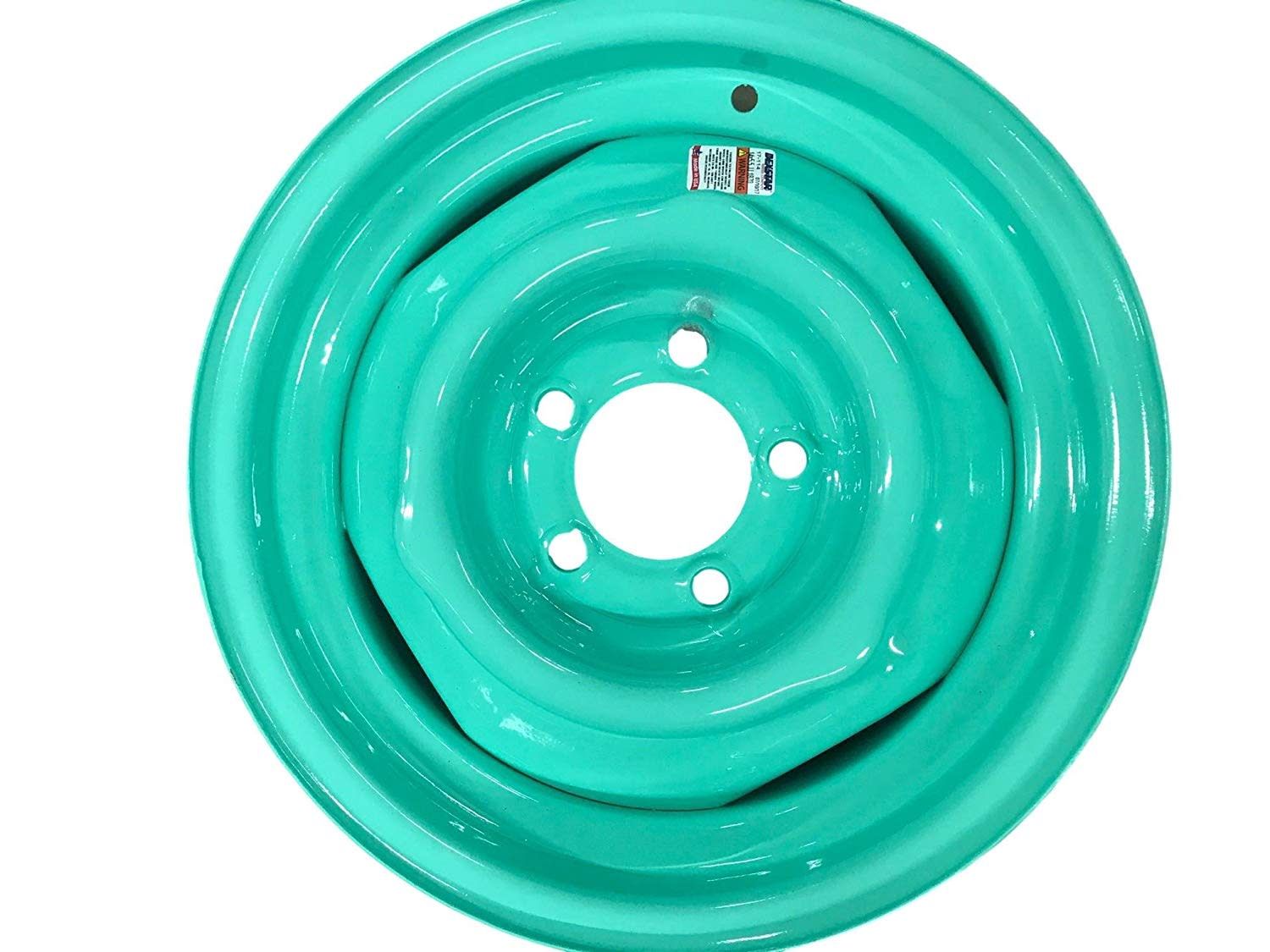 Dexstar Retro 15&quot;x 6 Conventional Wheel 5 on 4.5&quot; Bolt - Sea Foam Green
