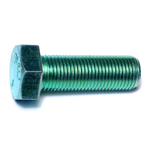 1/2&quot;-20 x 1-1/2&quot;L Green Rinsed Zinc Hex Cap Screws (1 lb Bag) (06197)