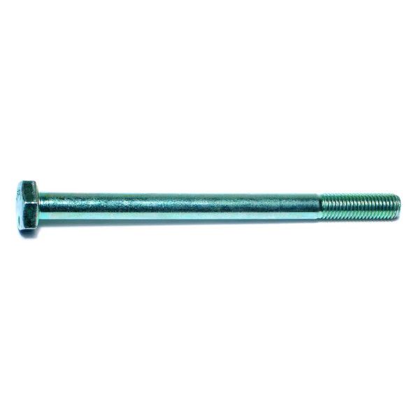 1/4&quot;-28 x 3-1/2&quot;L Green Rinsed Zinc Hex Cap Screws (1 lb Bag) (06169)