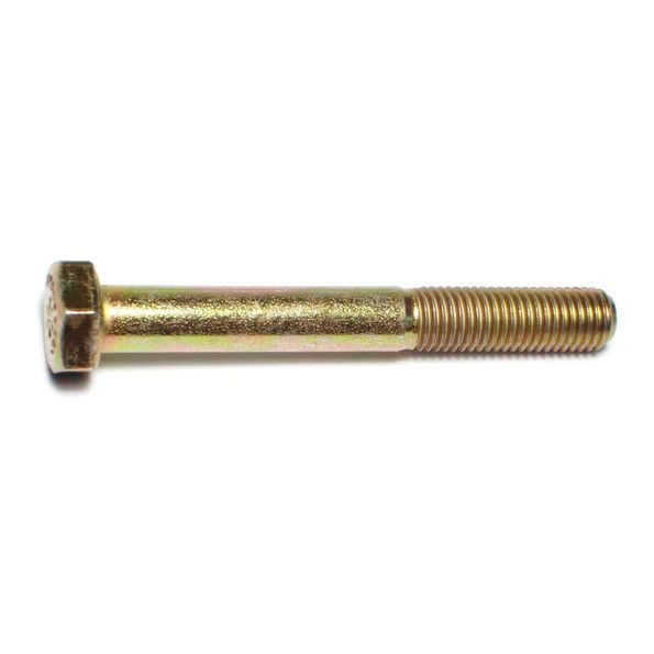 5/16&quot;-24 x 2-1/2&quot; Yellow Zinc Hex Cap Screws (1 lb Bag) (85524)