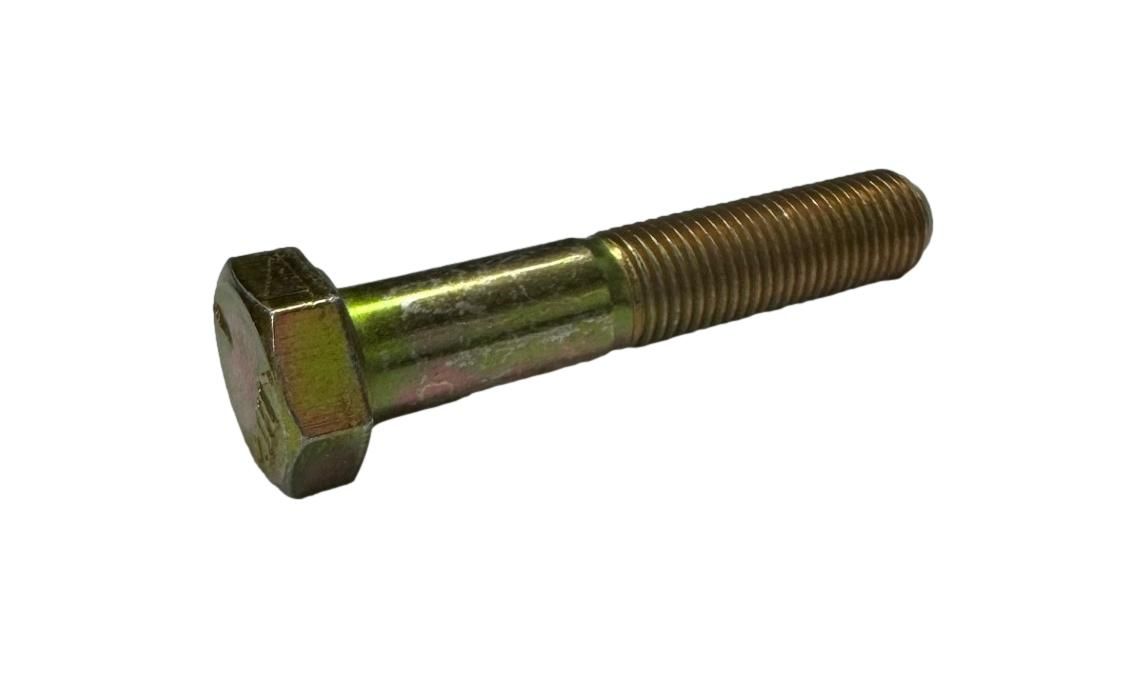 3/8&quot;-24 x 2&quot; Yellow Zinc Hex Cap Screws (1 lb Bag) (00861)