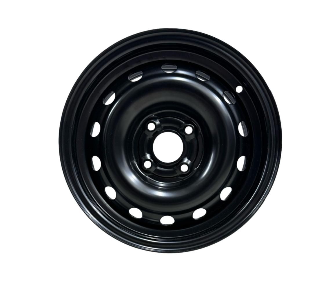 Liquid Metal Atom Wheel 14&quot; x 5.5&quot; 4-100.00 Matte Black (48988)