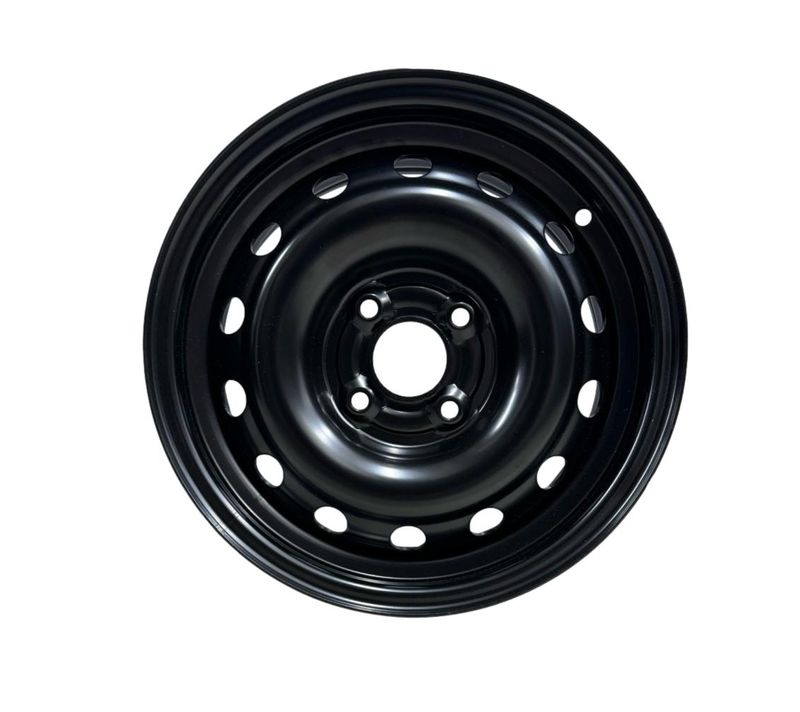 Liquid Metal Atom Wheel 14&quot; x 5.5&quot; 4-100.00 Matte Black (48988)