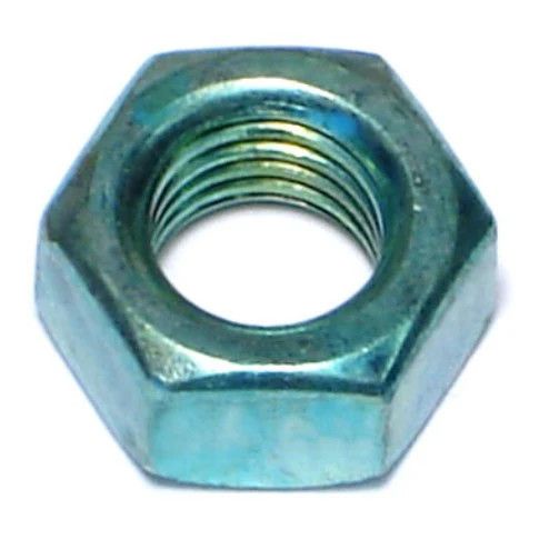 5/16&quot;-24 Green Rinsed Zinc Grade 5 Hex Nuts (10 Pack) (06218)