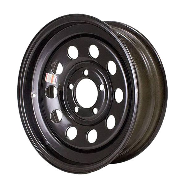 Steel Wheel 15&quot; x 5&quot; 5-4.5 Mod Black