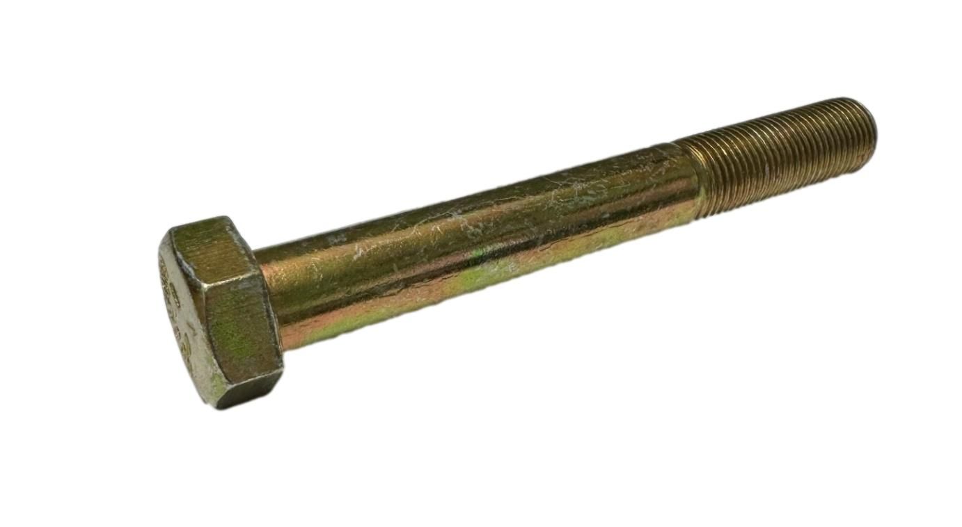 1/2&quot;-20 x 4&quot;L Yellow Zinc Hex Cap Screws (Pack of 4) (63028)