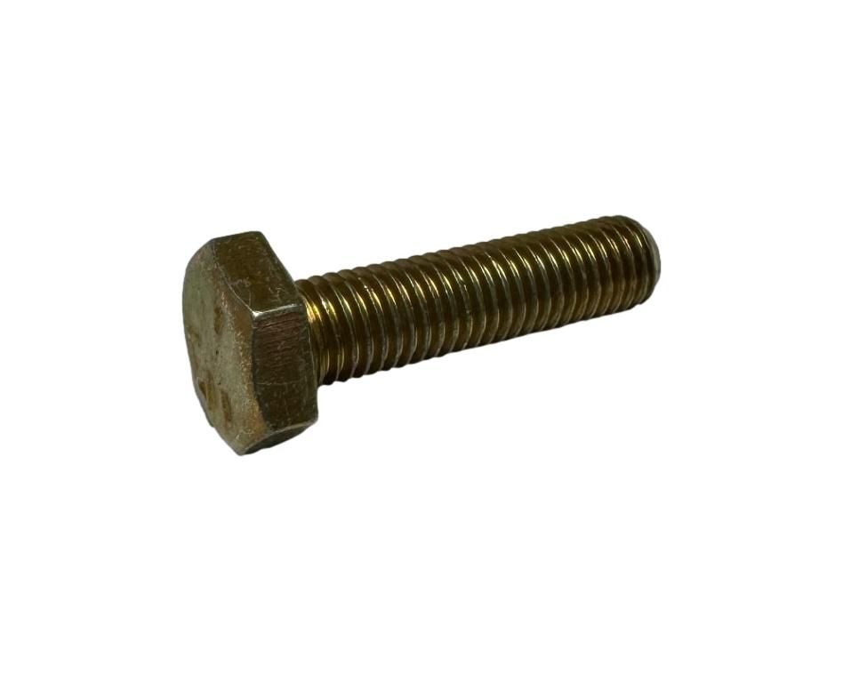 1/4&quot;-28 x 1&quot;L Yellow Zinc Hex Cap Screws (1 lb Bag) (86873)
