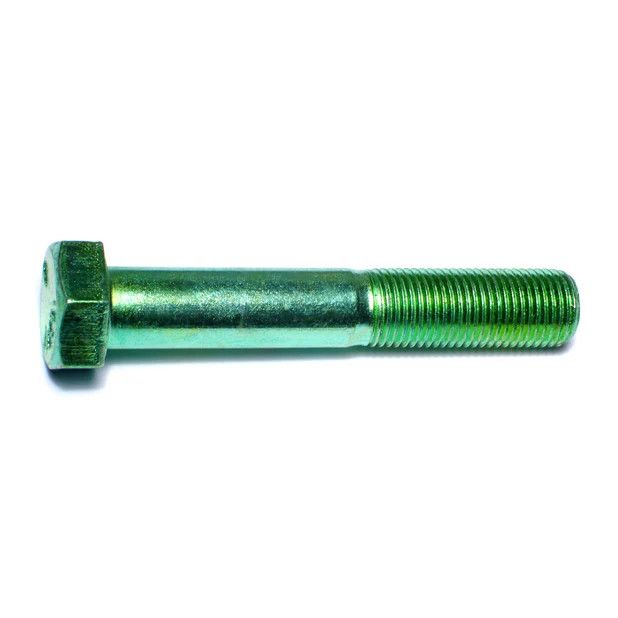 1/2&quot;-20 x 3&quot;L Green Rinsed Zinc Hex Cap Screws (1 lb Bag) (06200)