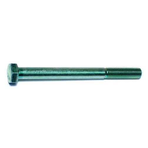 5/16&quot;-24 x 3-1/2&quot; Green Rinsed Zinc Hex Cap Screws (1 lb Bag) (06177)