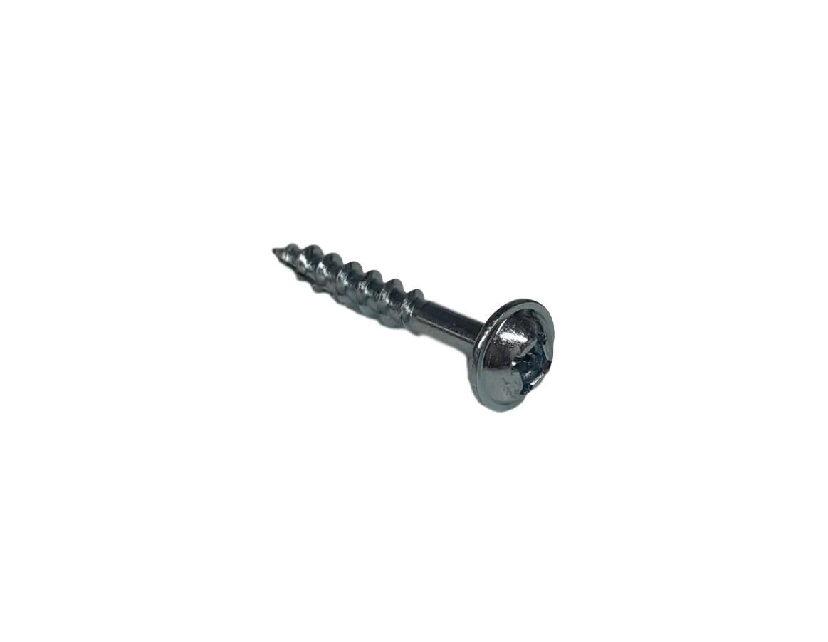 #8 1 1/4&quot; Pan Head Wood Screws Square/Phillips Zinc (1 lb) (PPA814)