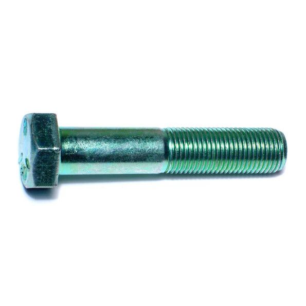 1/2&quot;-20 x 2-1/2&quot;L Green Rinsed Zinc Hex Cap Screws (1 lb Bag) (06199)