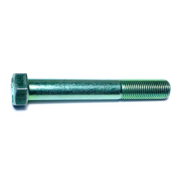 9/16&quot;-18 x 4&quot; Green Rinsed Zinc Hex Cap Screws (4 Pack) (06209)
