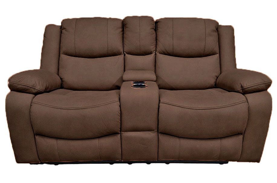 Great Lakes Comfort® Boston Series - Manual Theatre Couch - RV Wall Hugger - 65&quot; Cappuccino