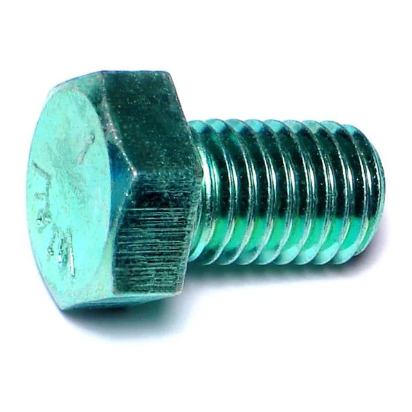 5/8&quot;-11 x 1&quot; Green Rinsed Zinc Grade 5 Hex Cap Screws (1 lb Bag) (05924)