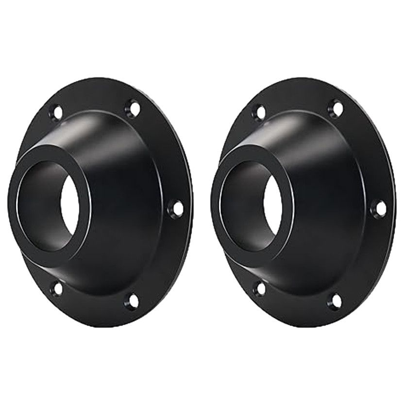 2-Pack Standard Aluminum RV Table Base Mount Black