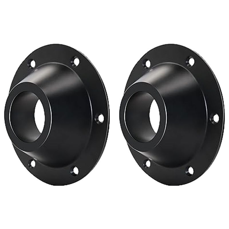 2-Pack Standard Aluminum RV Table Base Mount Black