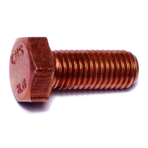 14mm-2.0 x 35mm Zinc Plated Class 8.8 Steel Hex Cap Screws (1 lb Bag) (06036)