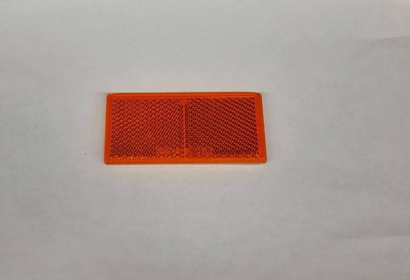 Adhesive Reflectors - Amber (J-002-A)