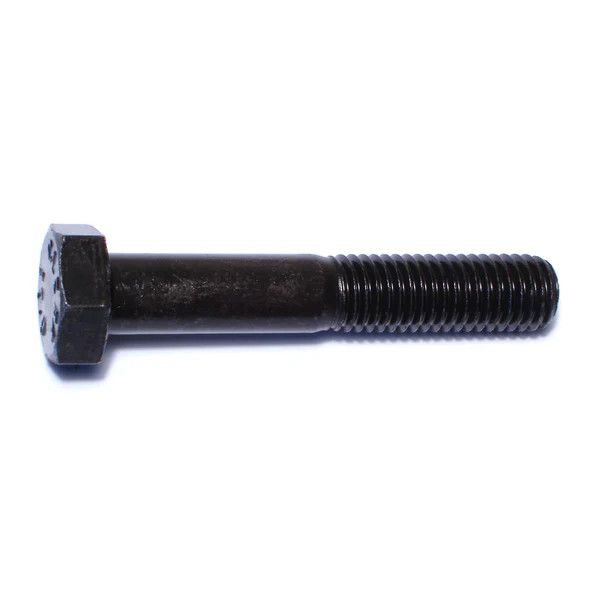 12mm-1.75 x 70mm Black Phosphate Class 10.9 Hex Cap Screws (7 Pack) (06463)