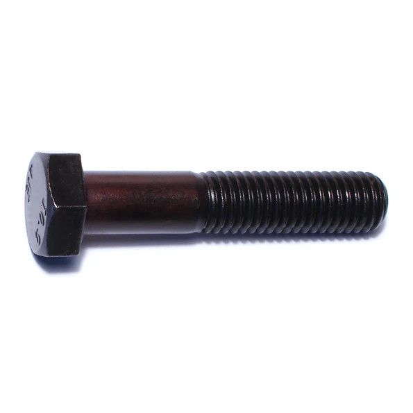 12mm-1.75 x 60mm Black Phosphate Class 10.9 Hex Cap Screws (7 Pack) (06461)