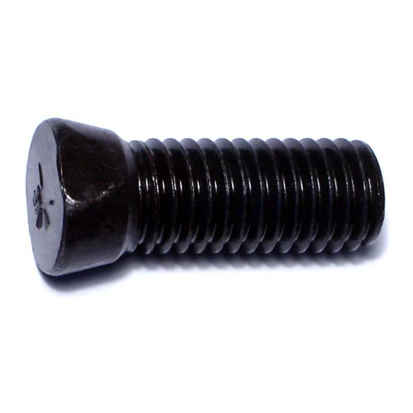 1/2"-13 x 1-1/2" Plain Grade 5 Steel Clipped Head Plow Bolts (1 lb Bag) (07640)