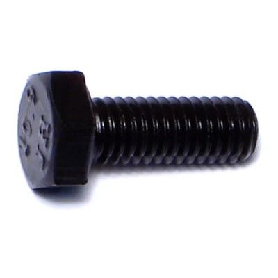 6mm-1.0 x 16mm Black Phosphate Class 10.9 Hex Cap Screws (1lb Bag) (06417)