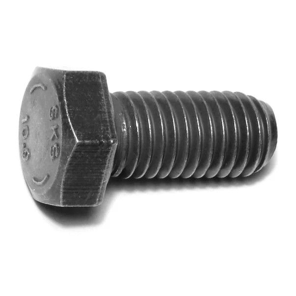12mm-1.75 x 25mm Black Phosphate Class 10.9 Hex Cap Screws (1lb Bag) (06454)