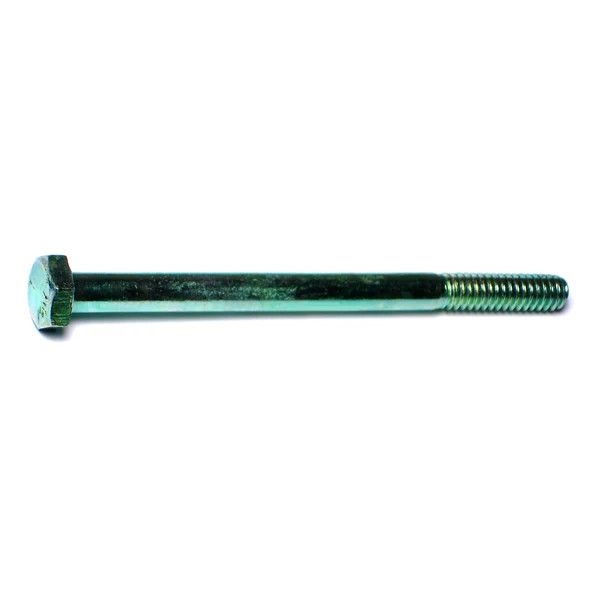 1/4&quot;-20 x 3-1/2&quot;L Green Rinsed Zinc Coarse Thread Hex Cap Screws (1 lb Bag) (05842)