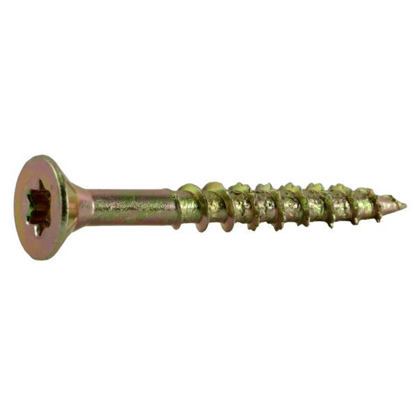 #9 x 1-1/2&quot; Zinc Star Drive Interior Nibs Bugle Head Wood Screws (24104)