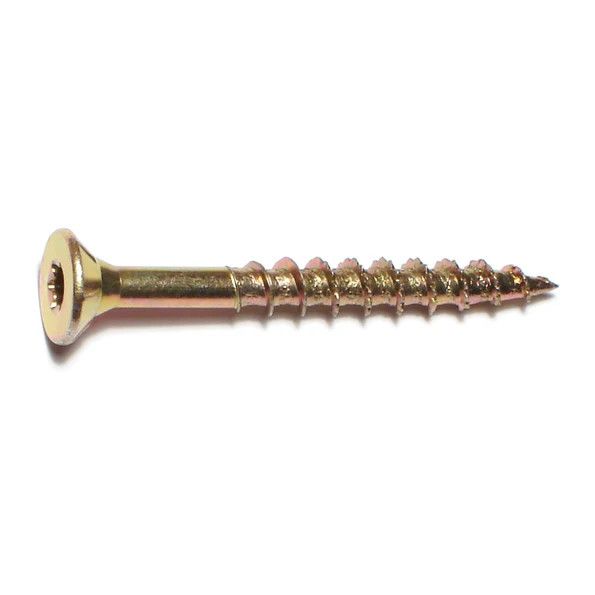 #12 x 2&quot; Zinc Plated Steel Star Drive Interior Nibs Bugle Head Wood Screws (24110)