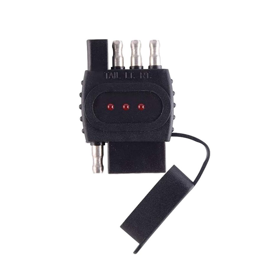 (4CTLED) 4 Flat 12V LED Connector Tester w/ Dust Cap