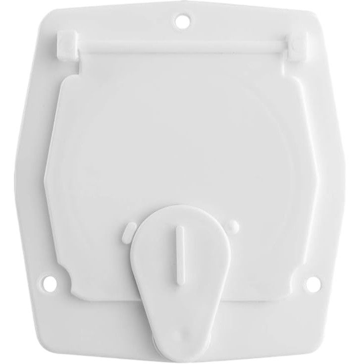 (1809W) Square Cable Hatch White