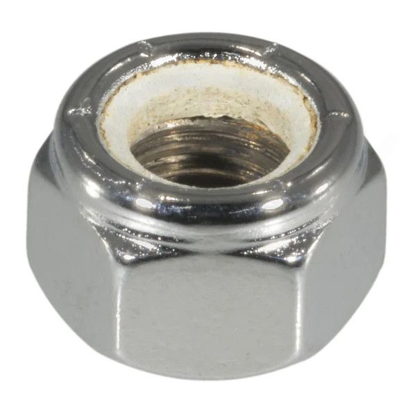 5/16"24 Chrome Plated Steel Fine Thread Nylon Insert Lock Nut (87216)