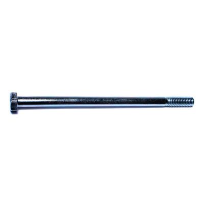5/16&quot;-18 x 5-1/2&quot; Zinc Plated Grade 2 / A307 Steel Coarse Thread Hex Bolts (12 Pack) (04376)