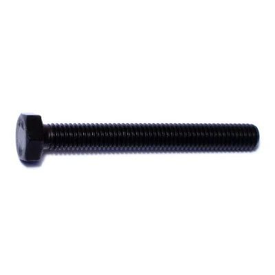 6mm-1.0 x 50mm Black Phosphate Class 10.9 Hex Cap Screws (1lb Bag) (06421)