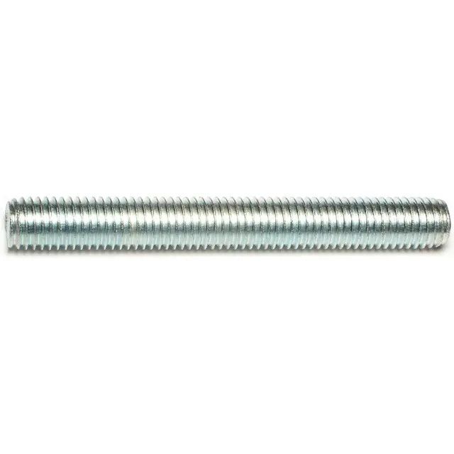 12mm-1.75 x 100mm Zinc Plated Low Carbon Coarse Thread Threaded Rods (88744)