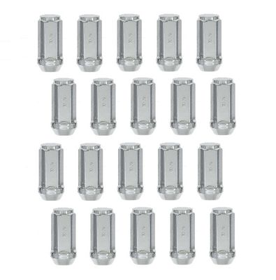 (20 Pack) 1/2&quot; Chrome Lug Nut 1.99&quot; Long Kit