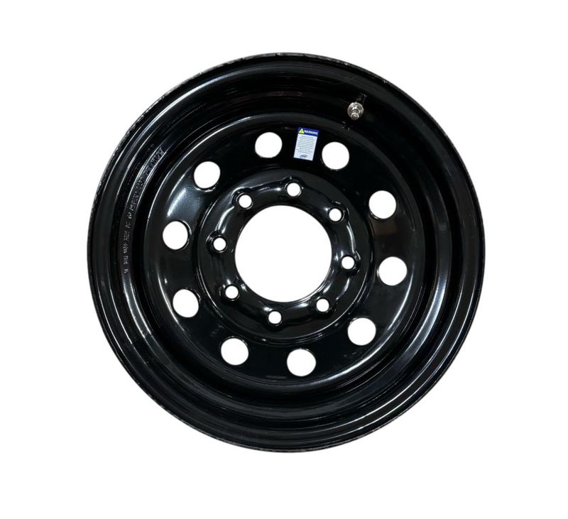 Steel Wheel 16&quot; x 6&quot; 8-6.5 Mod Black