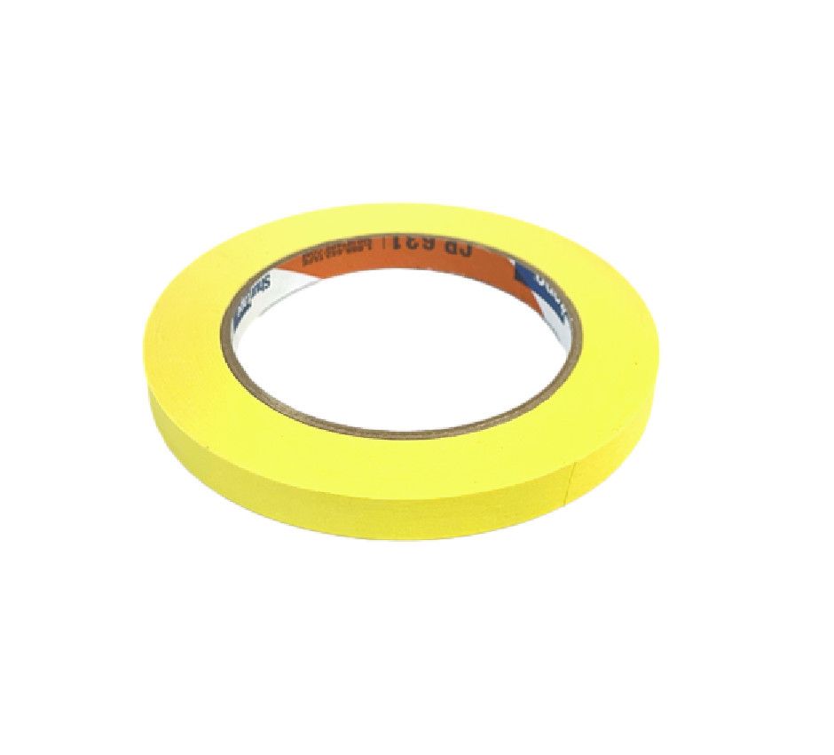 Yellow Masking Tape 3/8&quot; x 60 yd