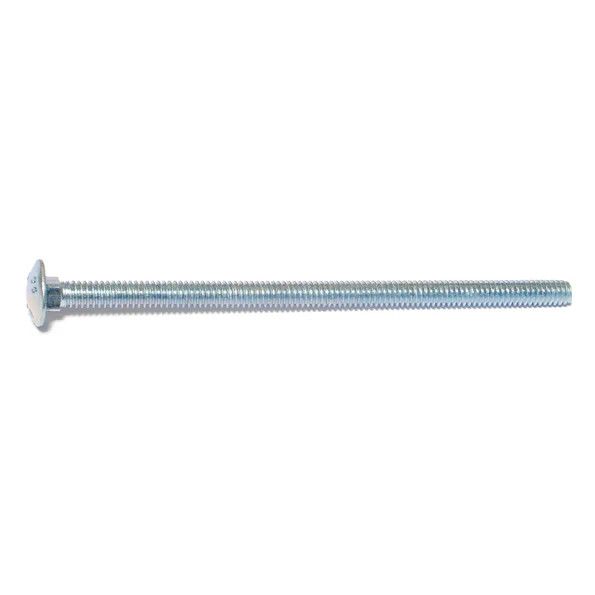 1/4&quot;-20 x 5&quot; Zinc Grade 2 / A307 Carriage Bolts (16 Pack) (52825)