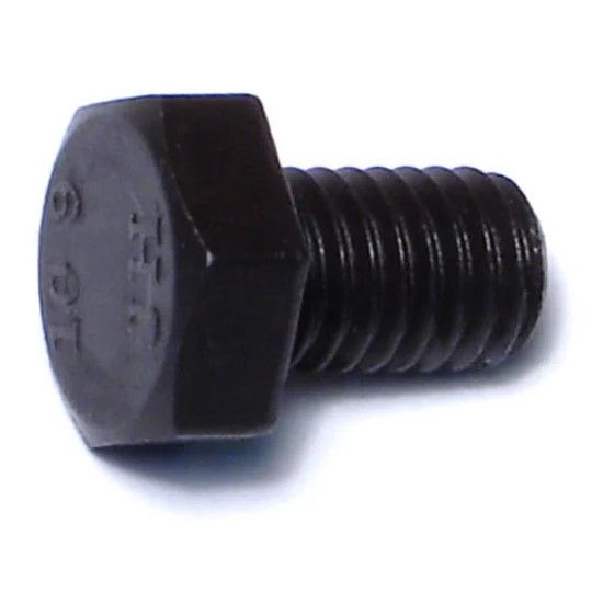 8mm-1.25 x 12mm Black Phosphate Class 10.9 Hex Cap Screws (1 lb Bag) (06422)