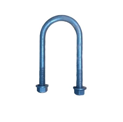 3500# U-Bolt 2.44&quot;W x 5.50&quot;L x 1/2&quot; Diameter w/ 2.00&quot;L Fine Thread &amp; 1/2&quot;-20 Nuts (UBR-238550-50F) Kit