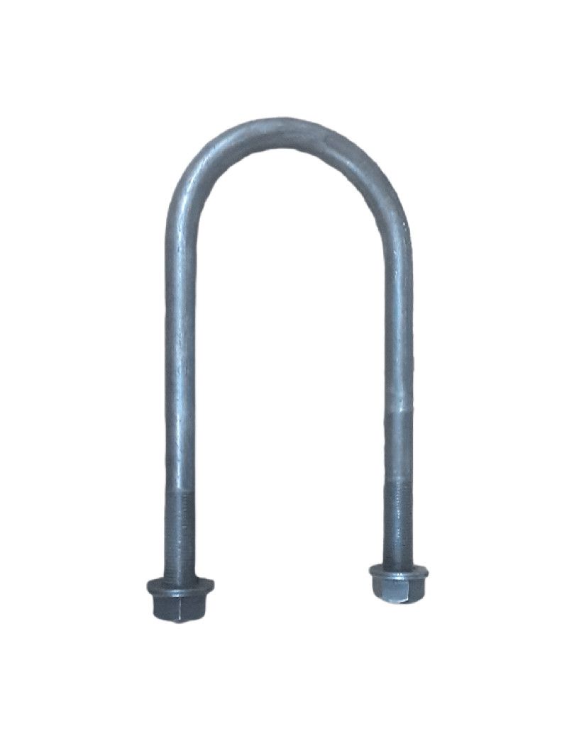 5200#-7000# U-Bolt 3.09&quot;W x 7.00&quot;L x 1/2&quot; Diameter w/ 2.00&quot;L Fine Thread &amp; 1/2&quot;-20 Nuts (UBR-300700-50F) Kit