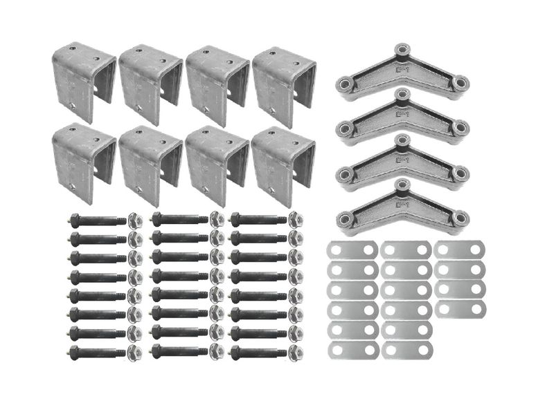5200 - 7000# Triple Axle Hanger Kit with Greaseable Bolts