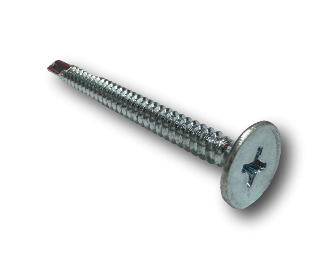 #12 2-3/4&quot; Phillips Flat Head Zinc Screw (1 lb Bag)