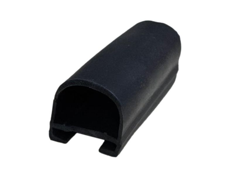 Rubber Bulb Seal for RV Slide Out 3/4"H - 1" Channel - Black (By the Foot)