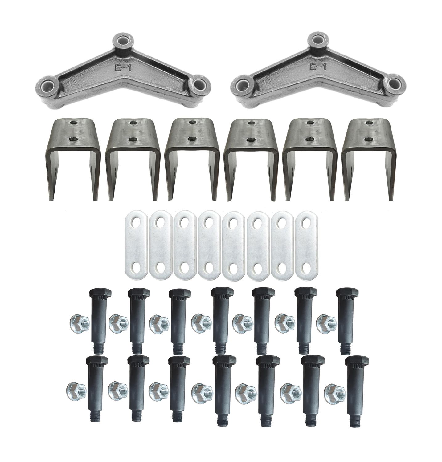 3500# Tandem Axle Hanger Kit w/EQ-E1