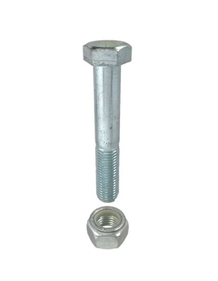 10000 # Slipper Bolt 1&quot; - 8 x 6&quot; L , Hex Head Grade 5 Zinc (184138) w/Nut (Kit)