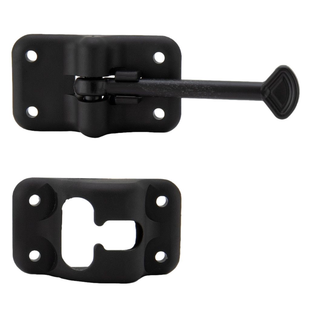 4&quot; Black Door Catch (MD470BK)