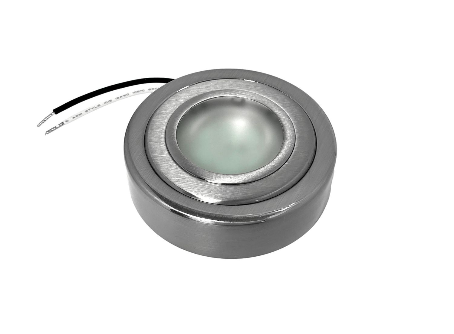 Brushed Nickel Bright White Puck Light (69927D-NI6K/F)